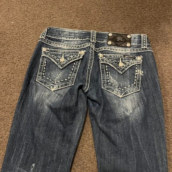 Y2K Miss Me Low Rise Boot Cut Jeans - Picture 6 of 6